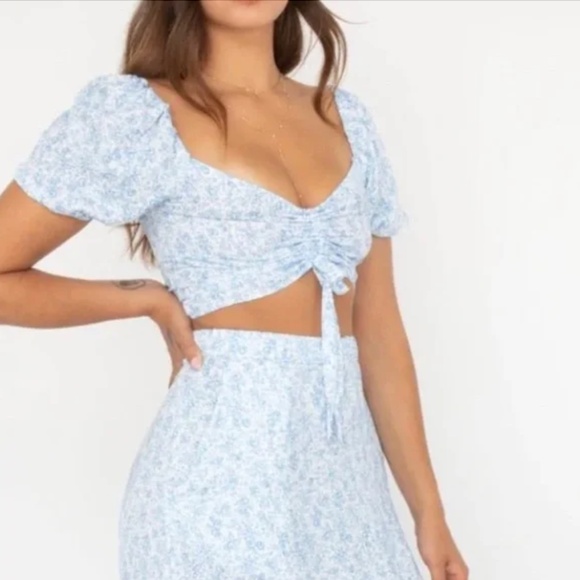 RESA Bella Crop Top in Meadow - Picture 6 of 14